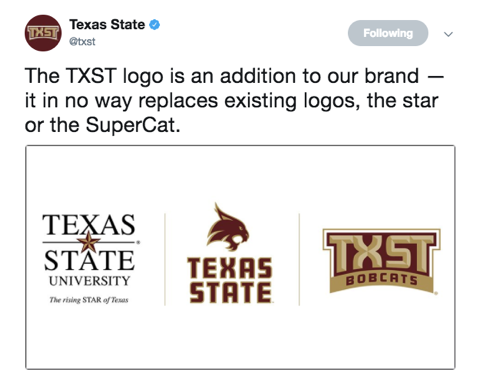 Texas+State+announces+release+of+new+logo