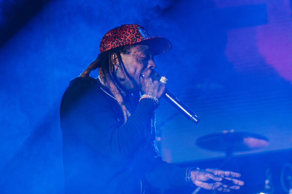 Lil+Wayne+raps+during+his+set+Oct.+28+at+Mala+Luna+Music+Festival+in+San+Antonio.Photo+by+Kirby+Crumpler+%7C+Staff+Photographer