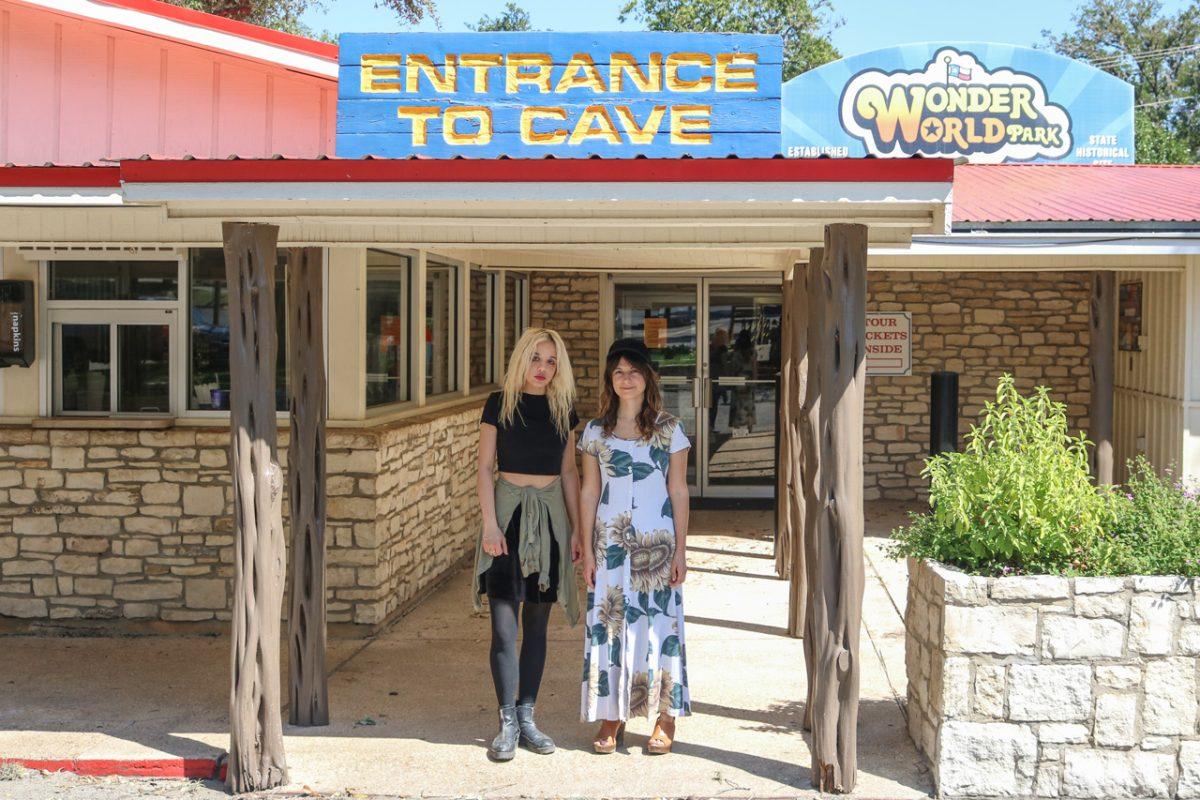 Actress Lorelei Linklater, (left) and director Vanessa Pla (right) visit Wonder World Park the location their upcoming movie When We Burn Out was filmed at.Photo by Victor Rodriguez | Assistant Multimedia Editor