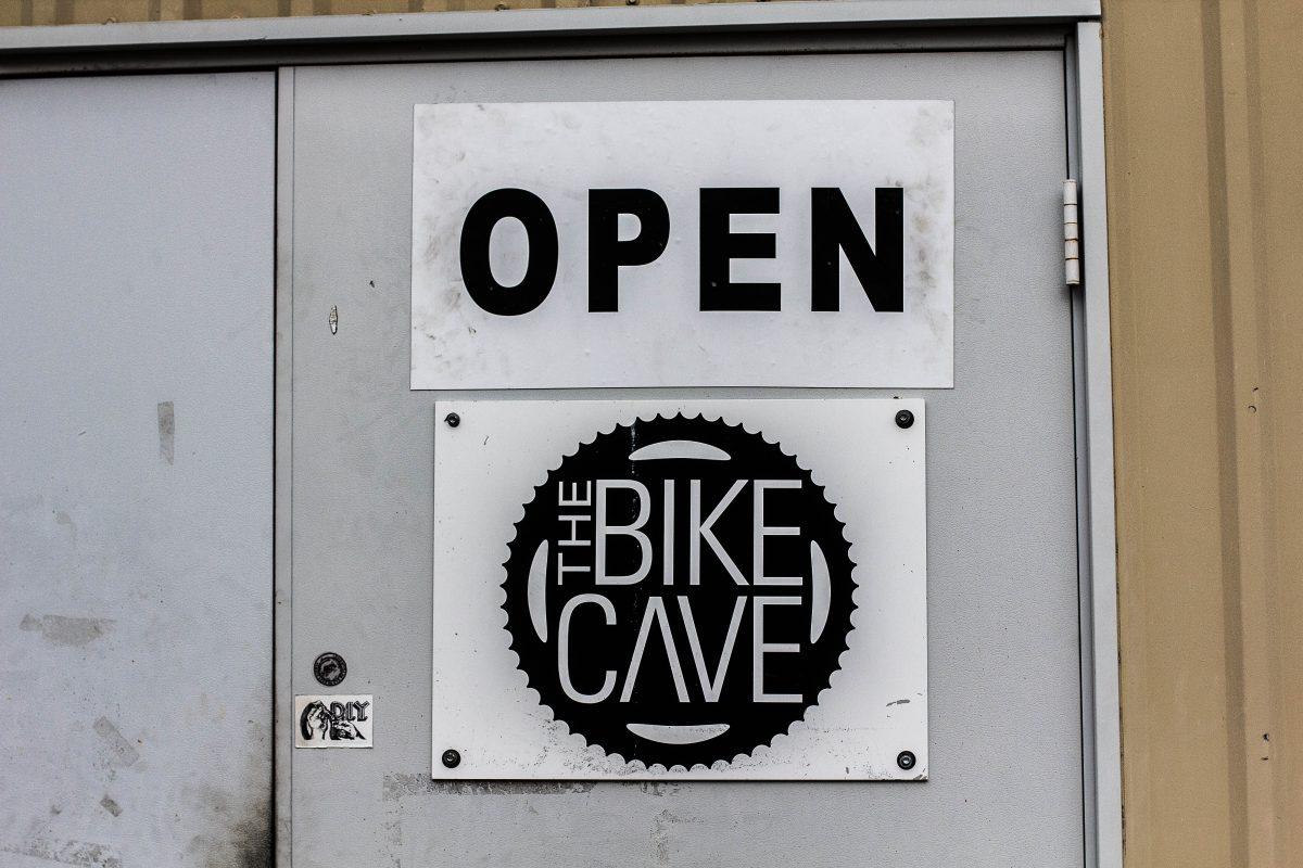 Located on Pleasant Street, the Bike Cave is a long standing tradition at Texas State.Photo by Josh Martinez | Staff Photographer