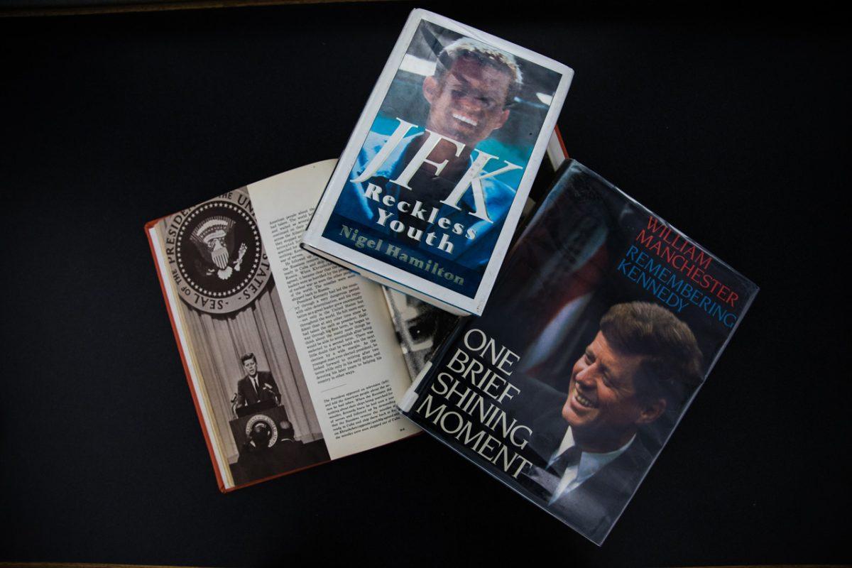 Located at 625 E. Hopkins St., the San Marcos Public Library is a great resource to learn more about former President John F. Kennedy.Photo by Felipe Gomez | Staff Photographer