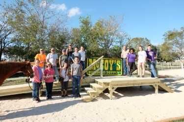 Texas+State+students+build+wheelchair+ramp+for+therapy+program