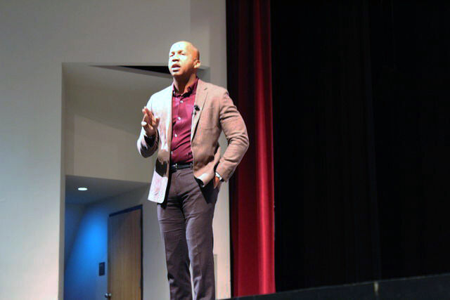 Bryan Stevenson addressed issues regarding racial and economic injustice in the country.
Photo by Sandra Sadek | News Reporter
