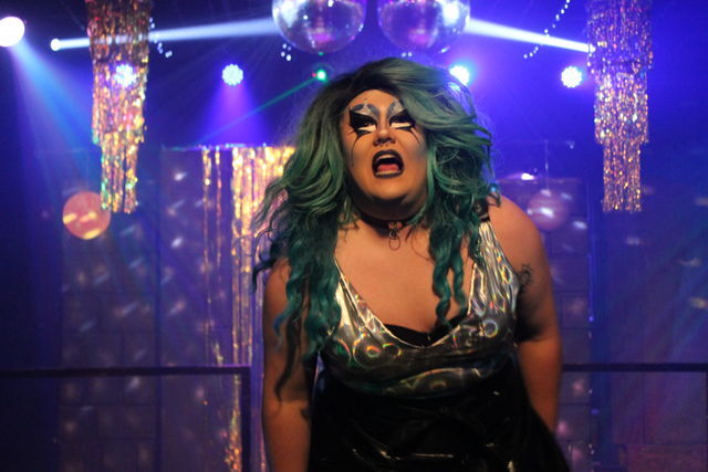 Stonewall Warehouse hosts Drag Out Funny show, A Space Oddity, to raise money for the Bobcat Pride Scholarship Fund.
Photo by Alyssa Weinstein | Lifestyle Reporter