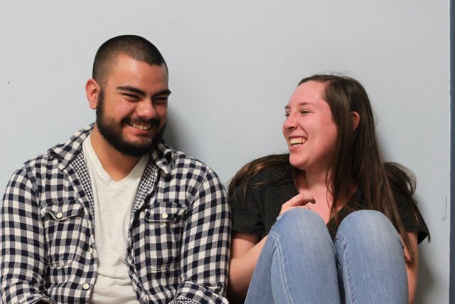 Even though freshman Madison Ratcliff and Izzy Robledo have been dating for four months, their love is unconditional this Valentines Day. Healthy relationships consist if laughter, love and communication.
Photo by Elza Taurins | Staff Photographer