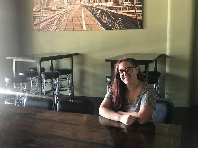 Victoria Wood, a native San Martian and server at Brooklyn Pie Co., is looking to move away from San Marcos to travel across the U.S. to live the gypsy life.
Photo by Alyssa Weinstein | Lifestyle Reporter