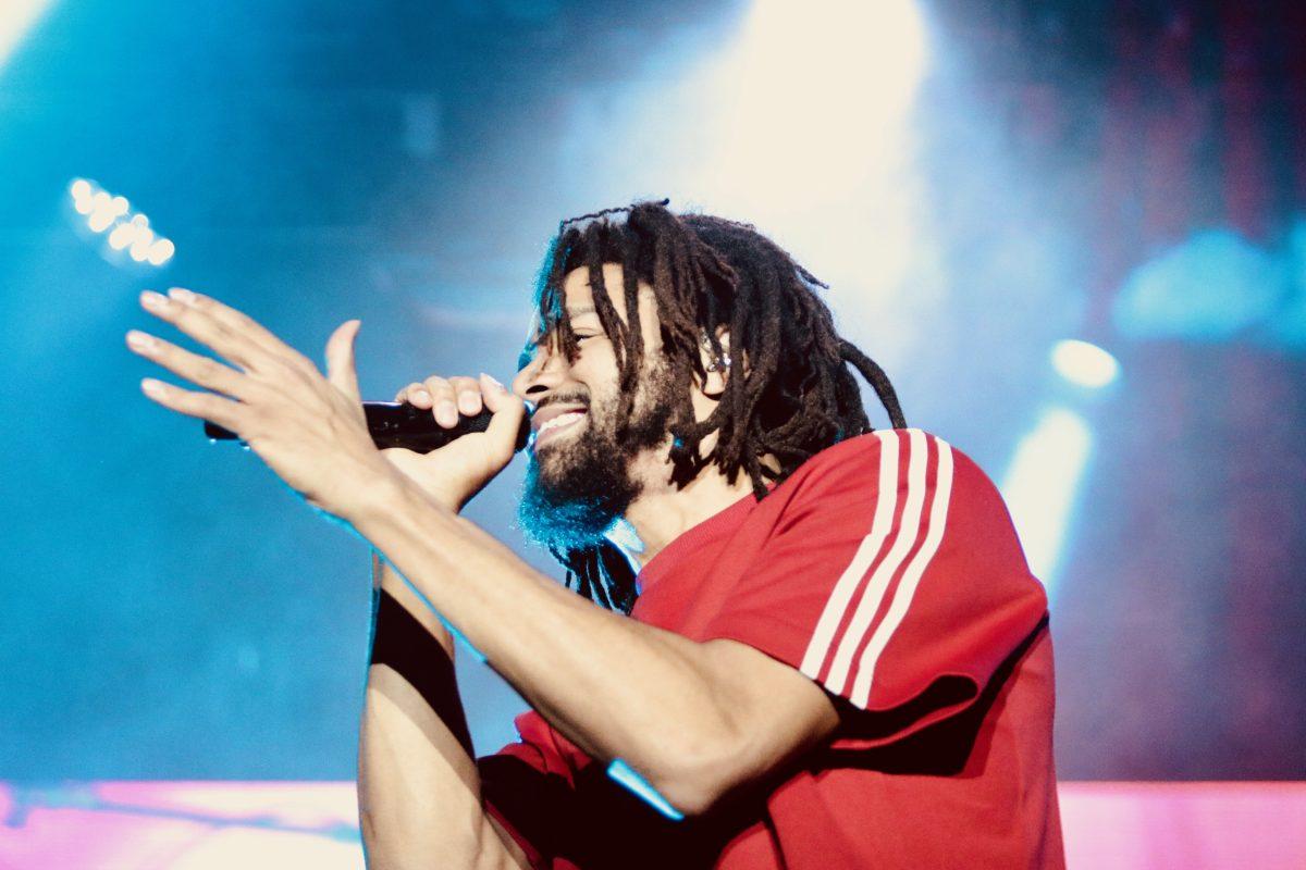 J+Cole+performs+on+the+main+stage+to+close+out+the+2018+JMBLYA+music+festival.Photo+by%26%23160%3BVictor+Rodriguez+%7C+Photographer