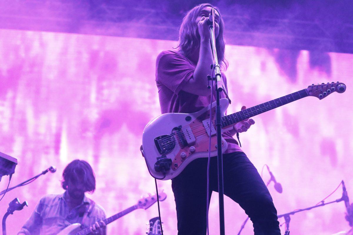 Float Fest 2018 headliner, Tame Impala performs appear before the audience July 22.Photo byVictor Rodriguez | Staff Photographer