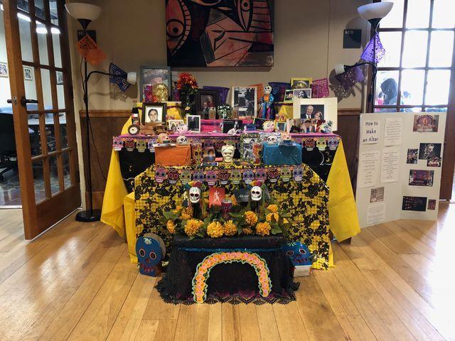 
Day of the Dead alter on display Oct. 25 in Honors College.


Photo by Mena Yasmine
