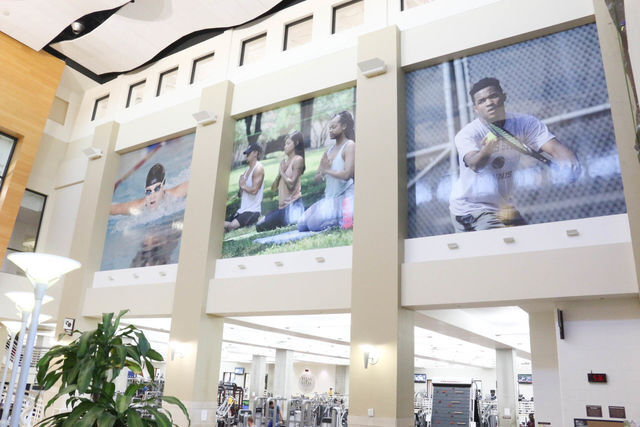 
Texas State’s Student Recreation Center is available to students as a workout destination.


Photo By Jaden Edison
