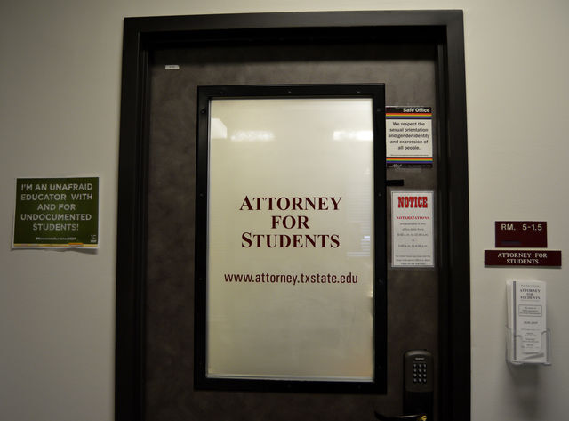 
The Attorney For Students office is in LBJ 5-1.5.


Photo By Ali Mumbach
