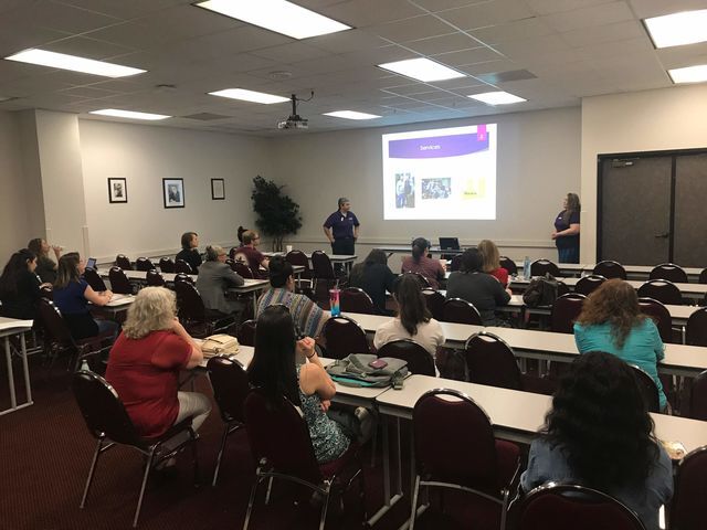Epilepsy Foundation of Central and South Texas giving an epilepsy training class to students, faculty, San Marcos locals.
Photo courtesy of Office of Disability