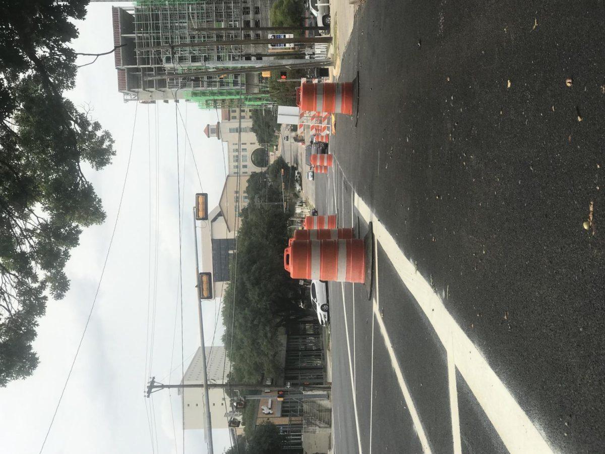 Guadalupe Street get new bike lanes and lane striping. Photo credit: Sierra Martin