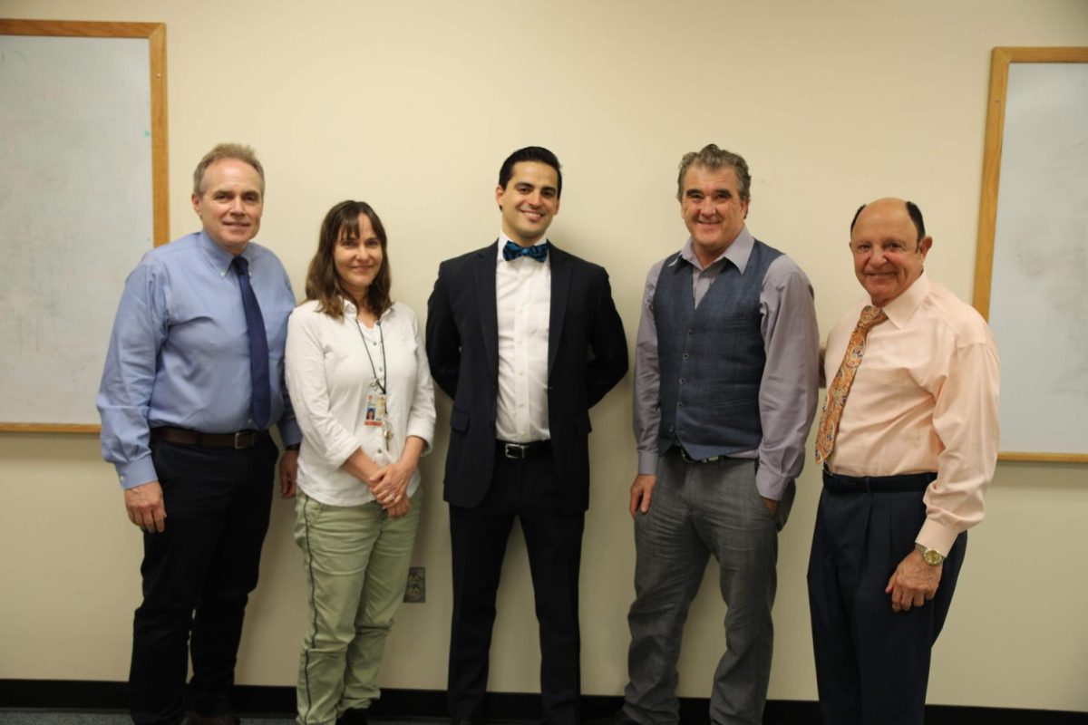 Group picture of three of the co authors of “A Neural Signature for Metabolic Syndrome.” Photo credit: Photo courtesy of Dr. Eithan Kotkowski