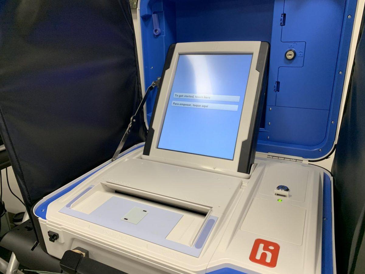 The Verity Duo machines were implemented in November 2019 and combine use of electronic and paper ballot techniques. A physical copy will be provided to voters upon use.