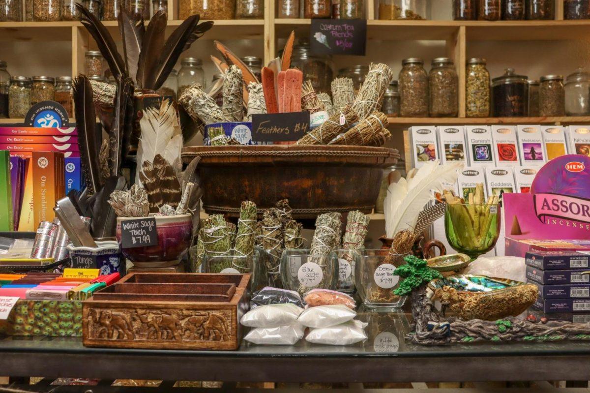 Herbs & Oddities offers a variety of homeopathic items meant to naturally lift and heal people’s spirits. The store is open every day of the week from noon – 8 p.m. Photo credit: Rebecca Harrell