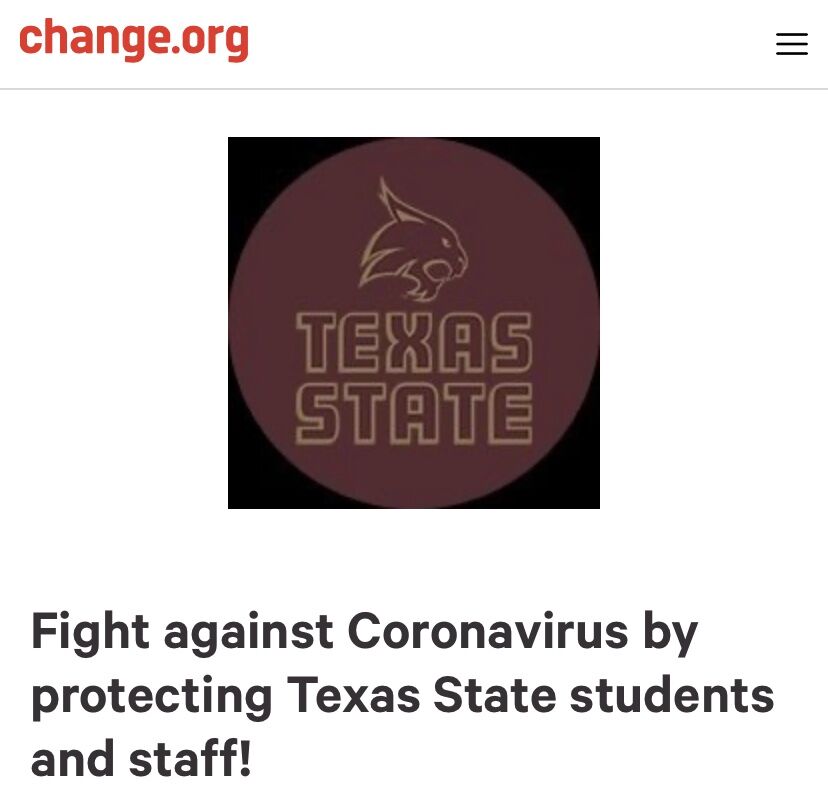 A+petition+was+started+on+organization+site%2C+Change%2C+to+cancel+classes+for+two+weeks+due+to+coronavirus+concerns.