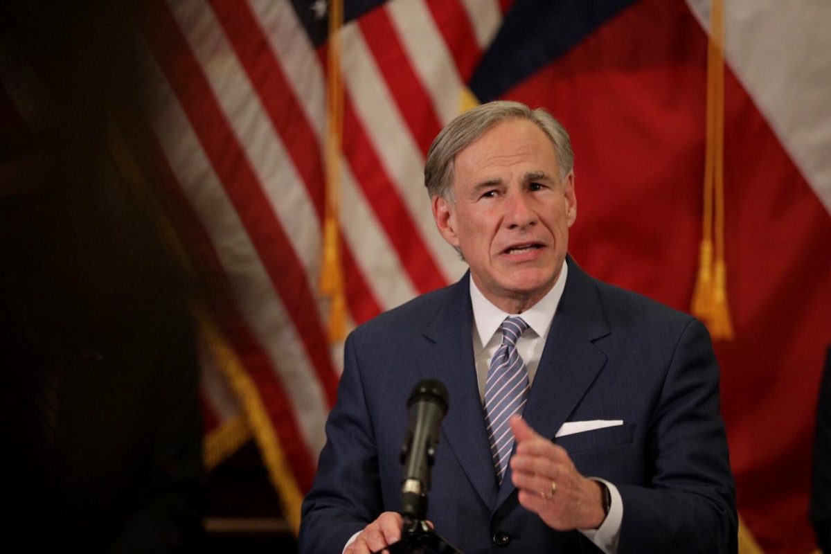 Gov. Abbott announces updates for the state, Friday, April 17, at the State Capitol.