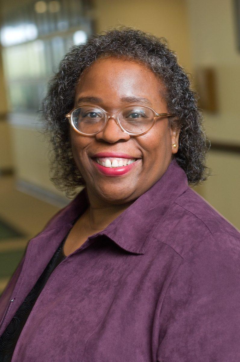 A portrait of Dr. Joanne Smith. Smith worked at Texas State for nearly thirty years, holding positions in Housing and Residential Life and Student Affairs. Smith’s most pivotal role came in 2005, when she became vice president of Student Affairs. (Courtesy of Dr. Joanne Smith)