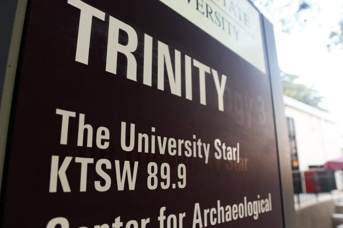 A file photo taken outside of The University Star’s newsroom at the Trinity Building on Texas State’s campus.