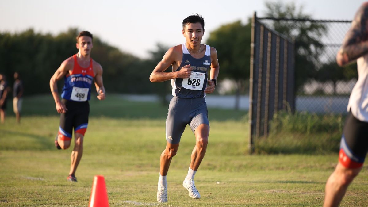 Texas State senior Justin Botello finished second in the Naimadu Classic Oct. 17 with a final time of 24:29.90.