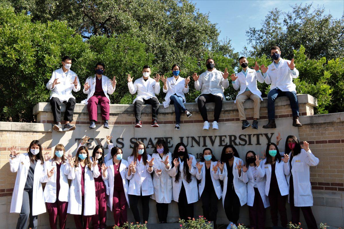 Texas+States+Clinical+Laboratory+Science+cohort+class+of+2021+excitedly+awaits+graduation+in+hopes+to+serve+their+community+as+medical+laboratory+professionals.
