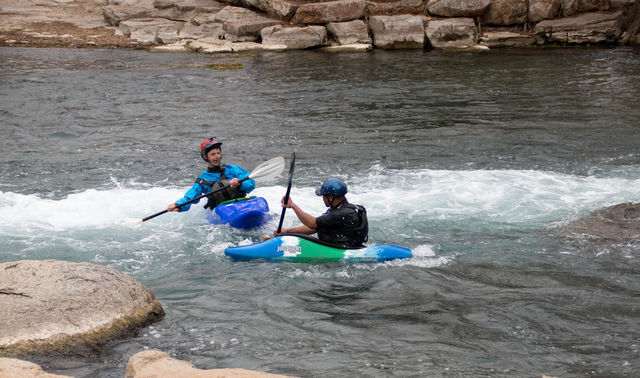 Kayakers+enjoy+the+river%2C+Friday%2C+Feb.+26%2C+at+Rio+Vista+Park.