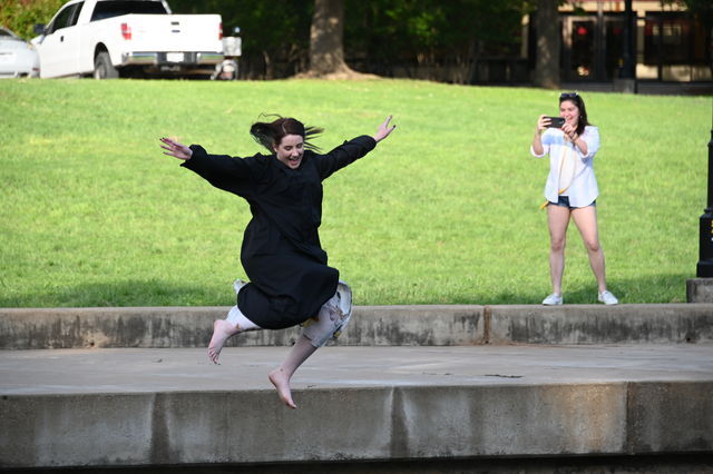 %28Photo+Gallery%29+Texas+State+Graduation+River+Jump+2021