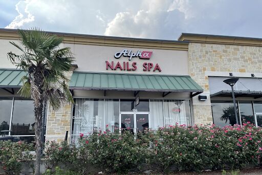 Alpha Nails Spa located at 3941 I-35 suite 106 inside the San Marcos Premium Outlets. 