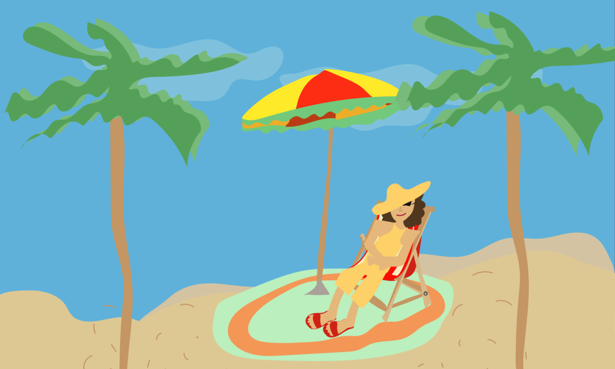 Staycation illustration