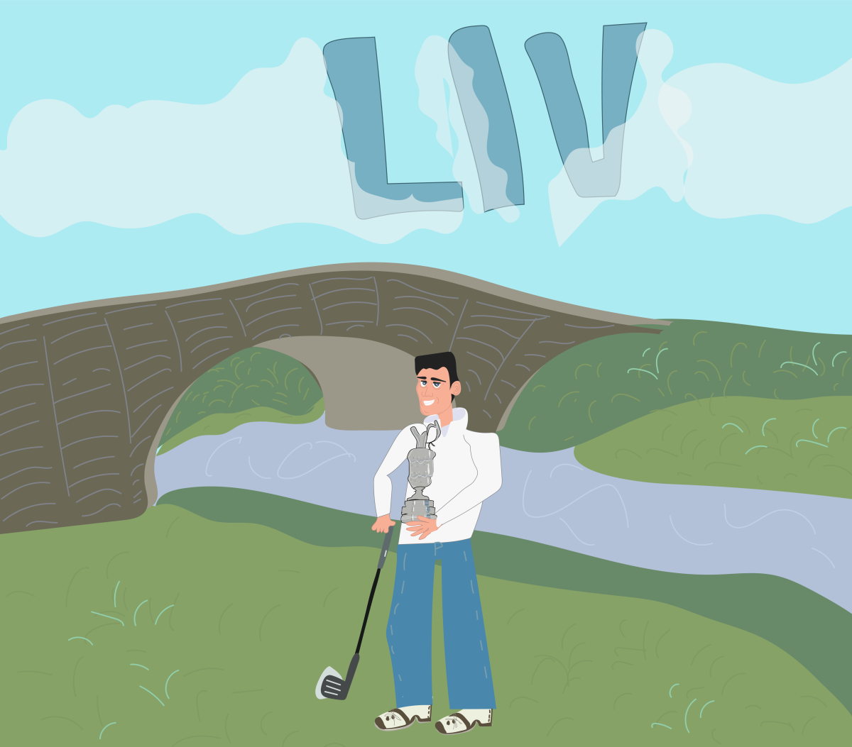 LIV Golf Illustration