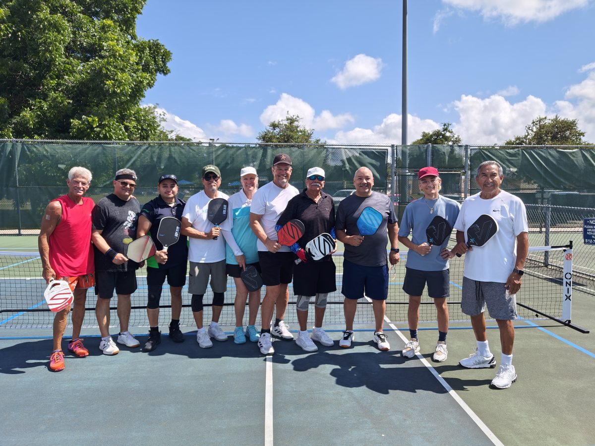San Marcos Pickleball Club members host an Open Play session, Tuesday, June 6, 2023, at Rio Vista Tennis Courts in San Marcos, Texas. 