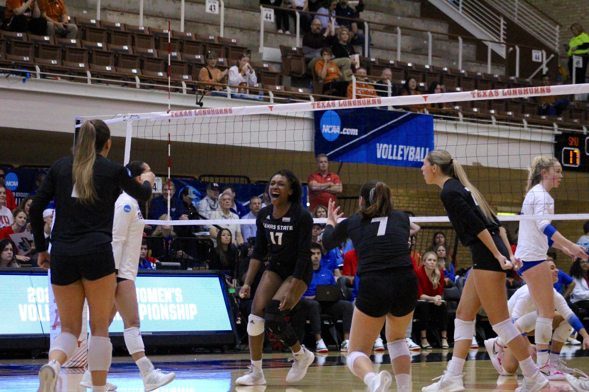 Texas State Volleyball Knocked Out of NCAA Tournament in 3-0 Sweep by SMU