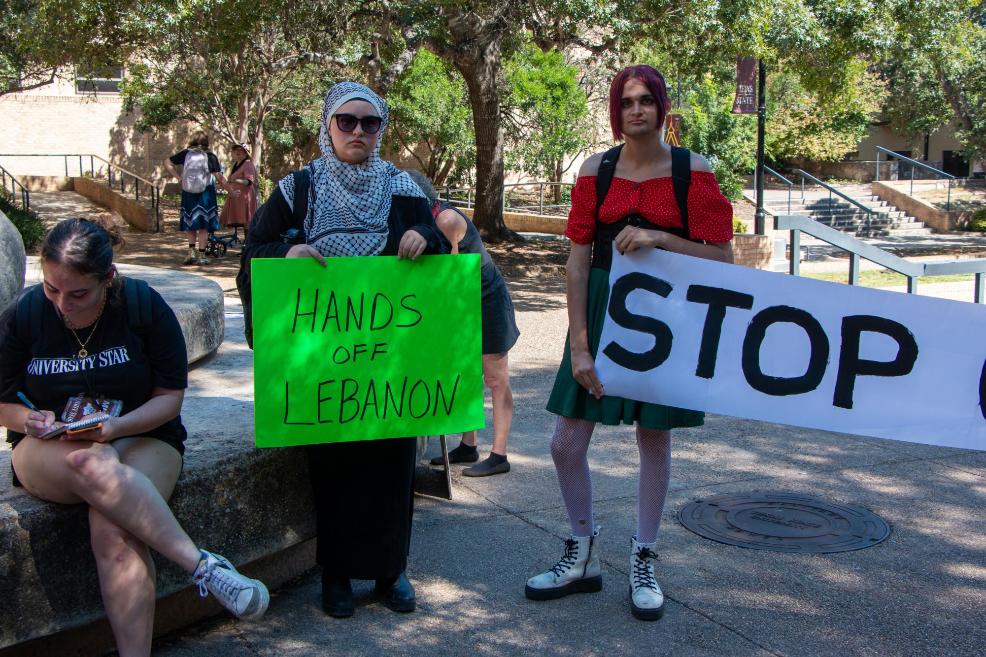 (Photo Gallery) - Protestors hold pro-Palestine march against Democratic rally