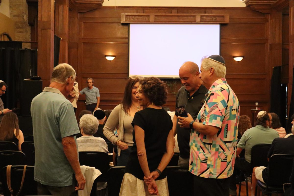 Locals gather for the Oct. 7th memorial service, Monday, Oct. 14, 2024, at the Price Center. 