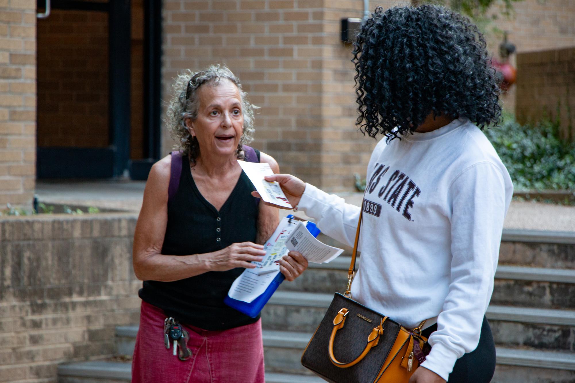 Texas State, San Marcos community hold protest and vigil in solidarity with Palestine