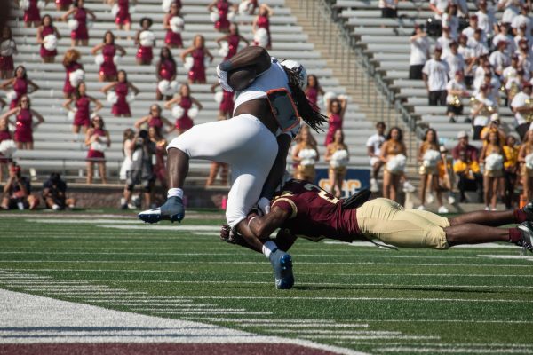 Navigation to Story: Texas State’s own identified as future leader in football coaching