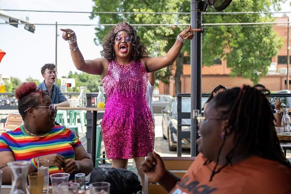 Local drag queen Brianna St. James performs at The Davenport, the new event will occur on Feb. 14 at Eden. Photo courtesy of Christopher Paul Cardoza.