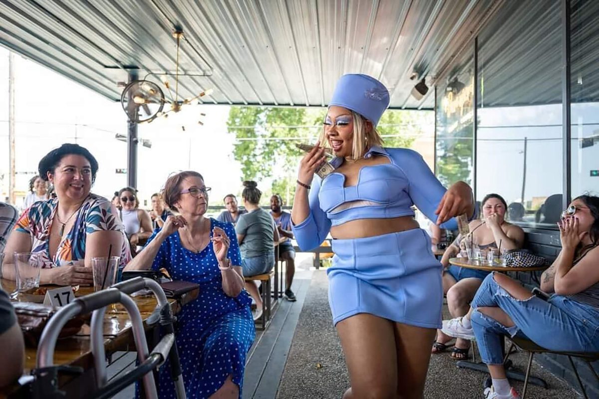 Local drag queen Calor performs at The Davenport, the new event will occur at Eden on Feb. 14. Photo courtesy of Christopher Paul Cardoza.