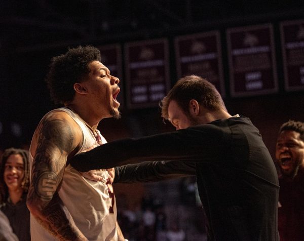 Navigation to Story: Texas State men’s basketball getting healthy in time for Sun Belt Conference Tournament