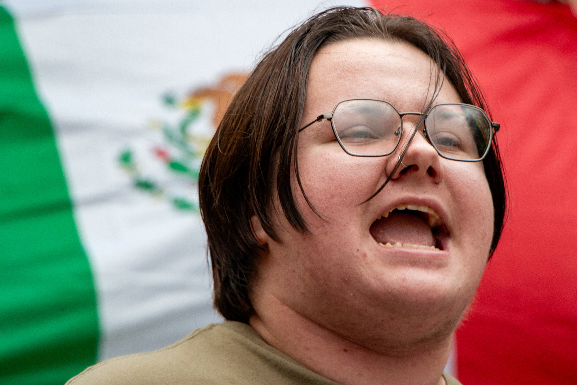 (Photo Gallery) - TXST students protest Trump immigration policy