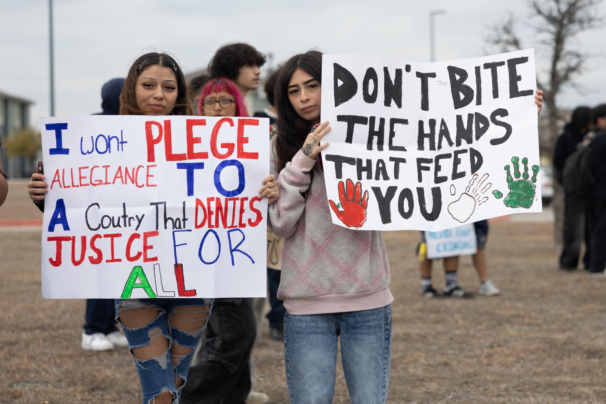 SMHS students walk out to protest ICE