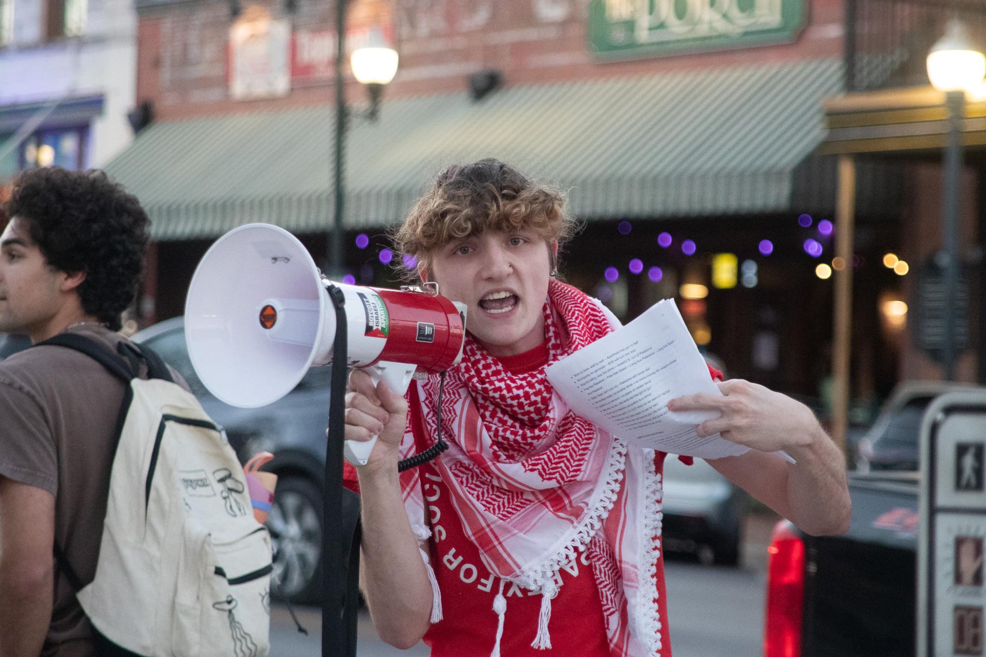 Gallery: San Marcos community protests U.S.-Iran conflict