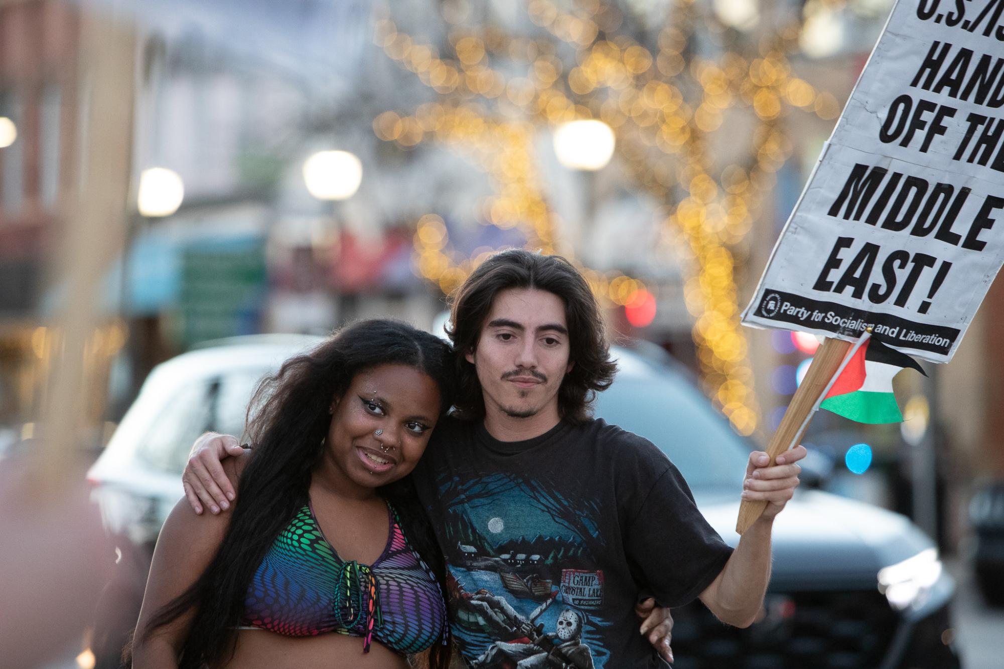 Gallery: San Marcos community protests U.S.-Iran conflict