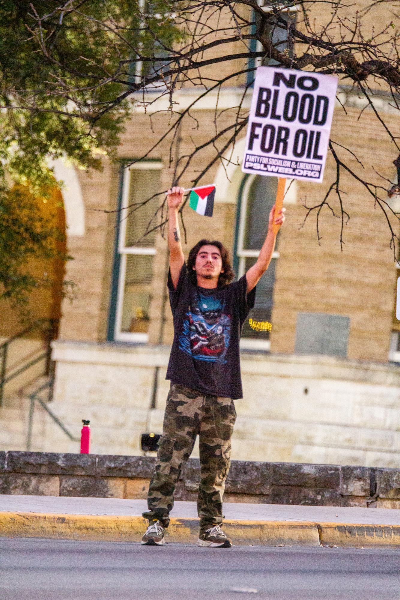 Gallery: San Marcos community protests U.S.-Iran conflict