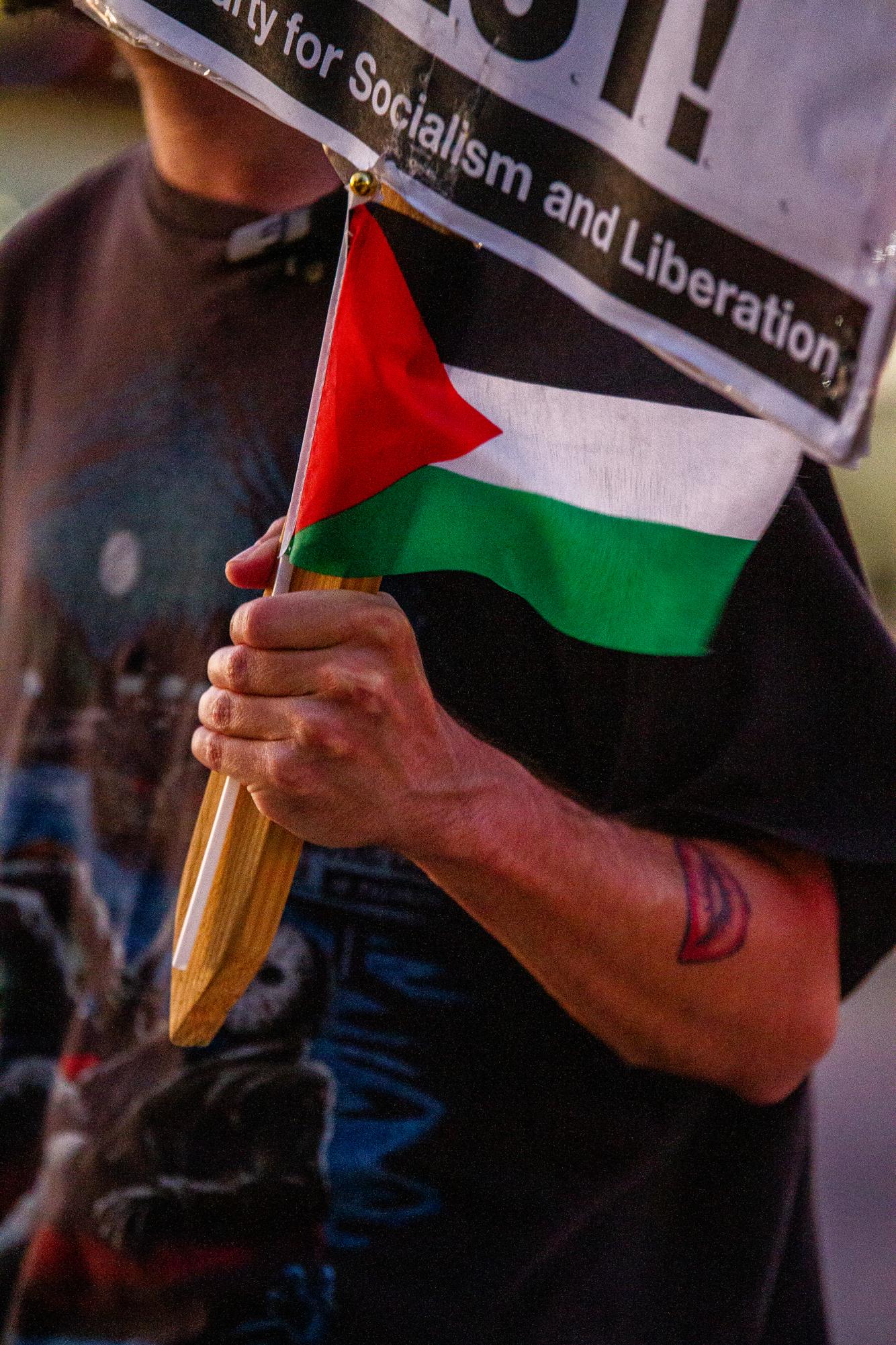 Gallery: San Marcos community protests U.S.-Iran conflict