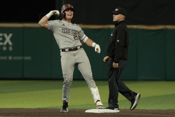Navigation to Story: Texas State stay hot, beat App State to open SBC Tournament